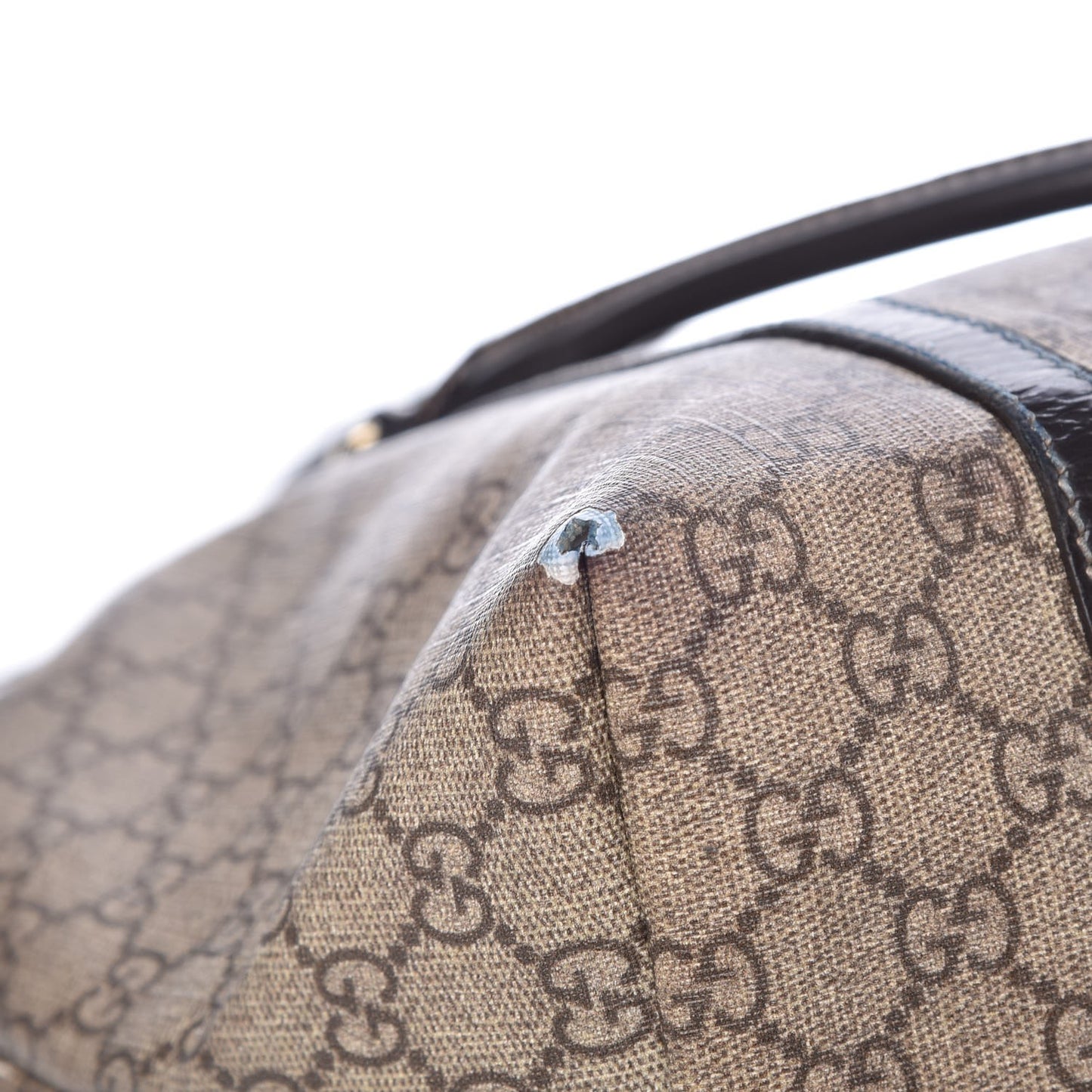 GG Plus Monogram Tattoo Heart Medium Joy Tote Ebony