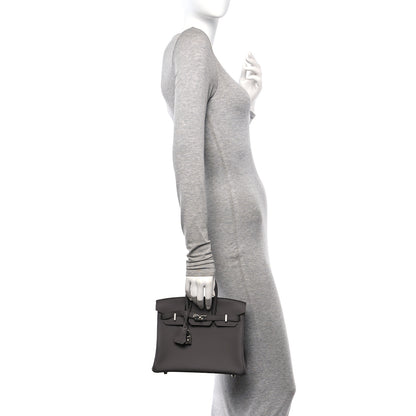 Hermes Togo Birkin 25 Etain 2 of 11