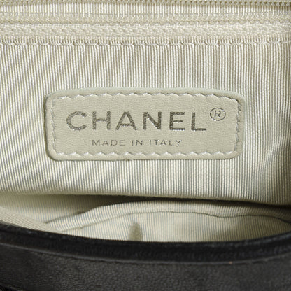 Chanel Washed Lambskin Mini Chain Around Messenger Black 6 of 7