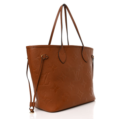 Louis Vuitton Empreinte Monogram Giant Neverfull MM Cognac 4 of 10