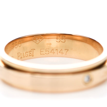 Piaget 18K Rose Gold Diamond Possession Wedding Ring 55 7.25 5 of 6