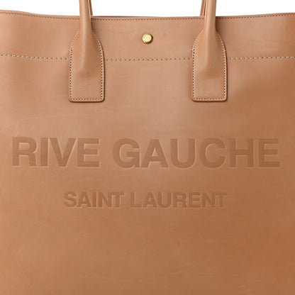 Saint Laurent Vitello Large Rive Gauche Tote Natural 8 of 10