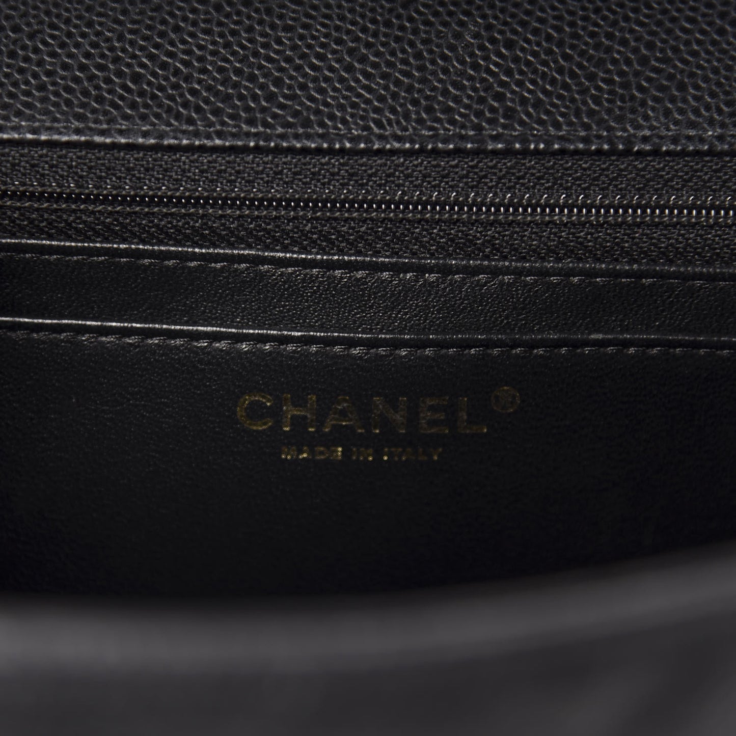 Caviar Quilted Maxi Single Flap Black