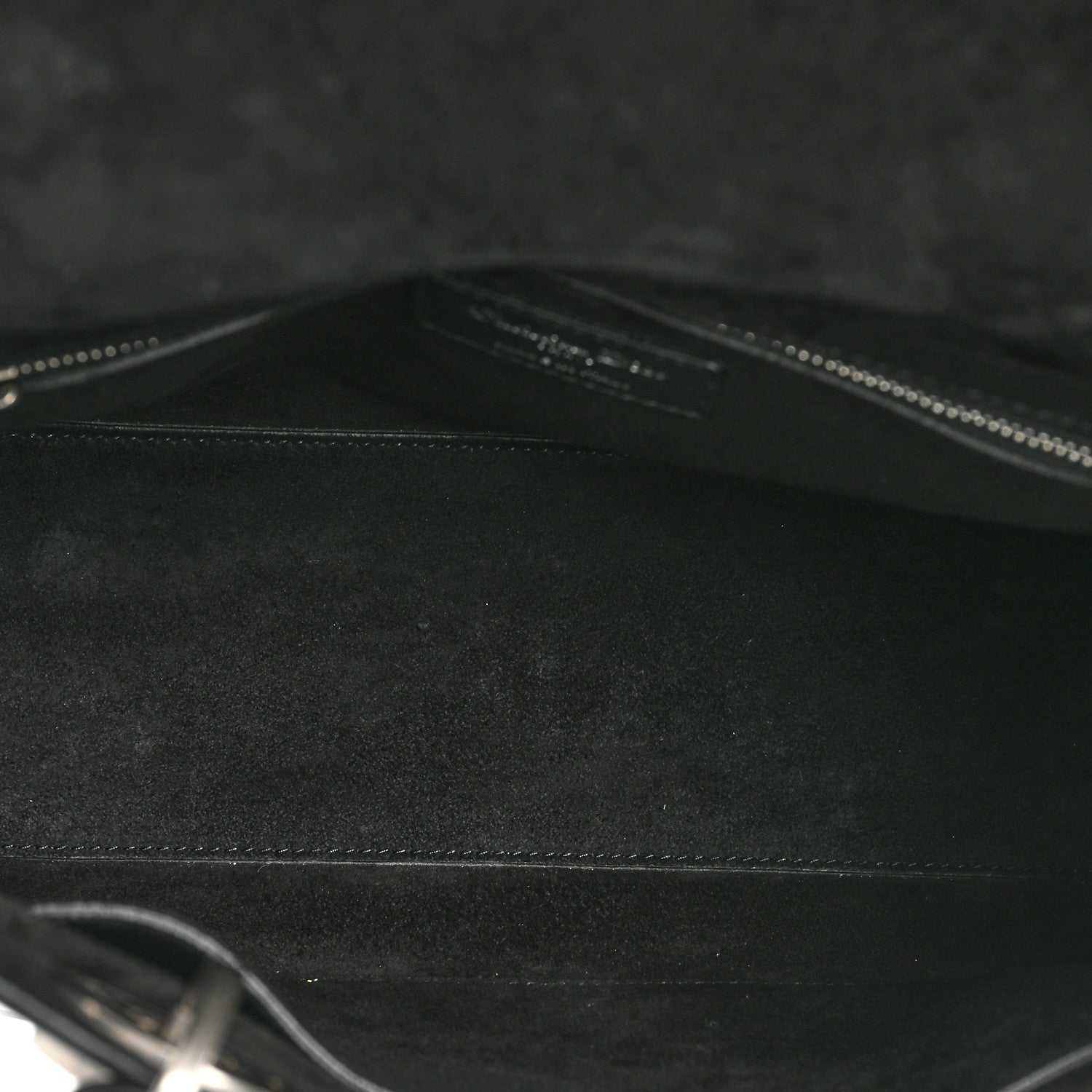 Christian Dior Calfskin Checkered Medium Lady Dior Black White 5 of 12