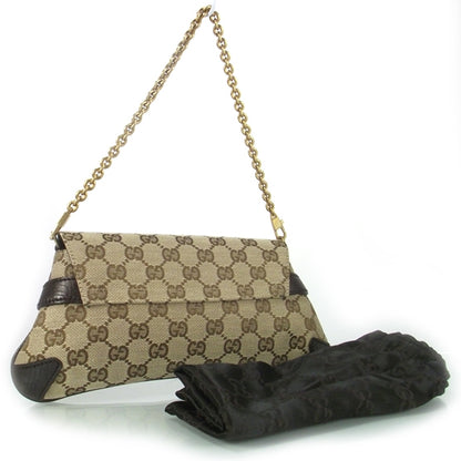 Gucci Monogram Horsebit Clutch Ebony 3 of 8