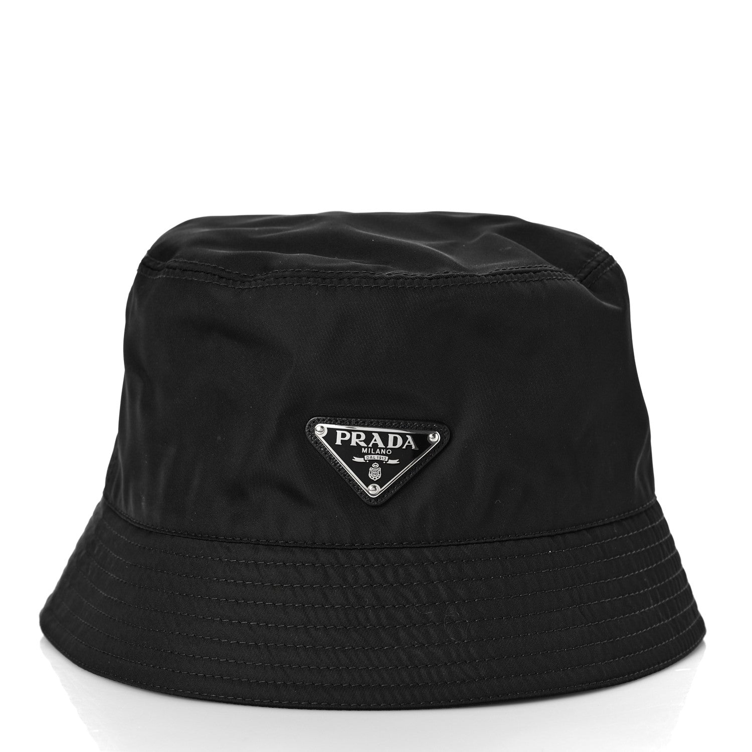 Prada Nylon Bucket Hat M Black 2 of 6