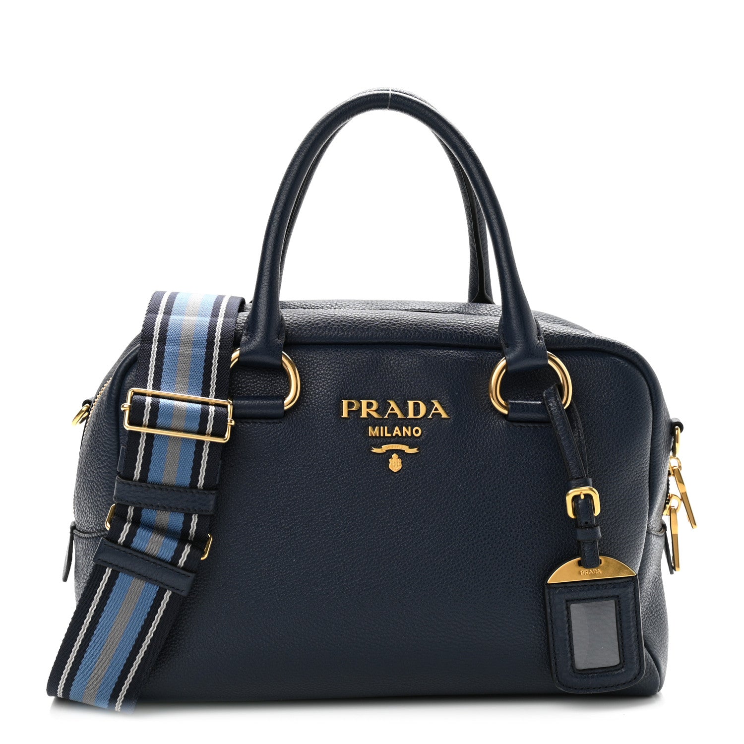 Prada Vitello Phenix Bauletto Baltico 1 of 11