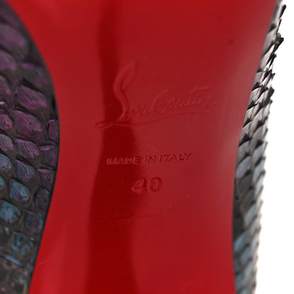 Christian Louboutin Snakeskin So Kate 120 Pumps 40 Multi 7 of 8