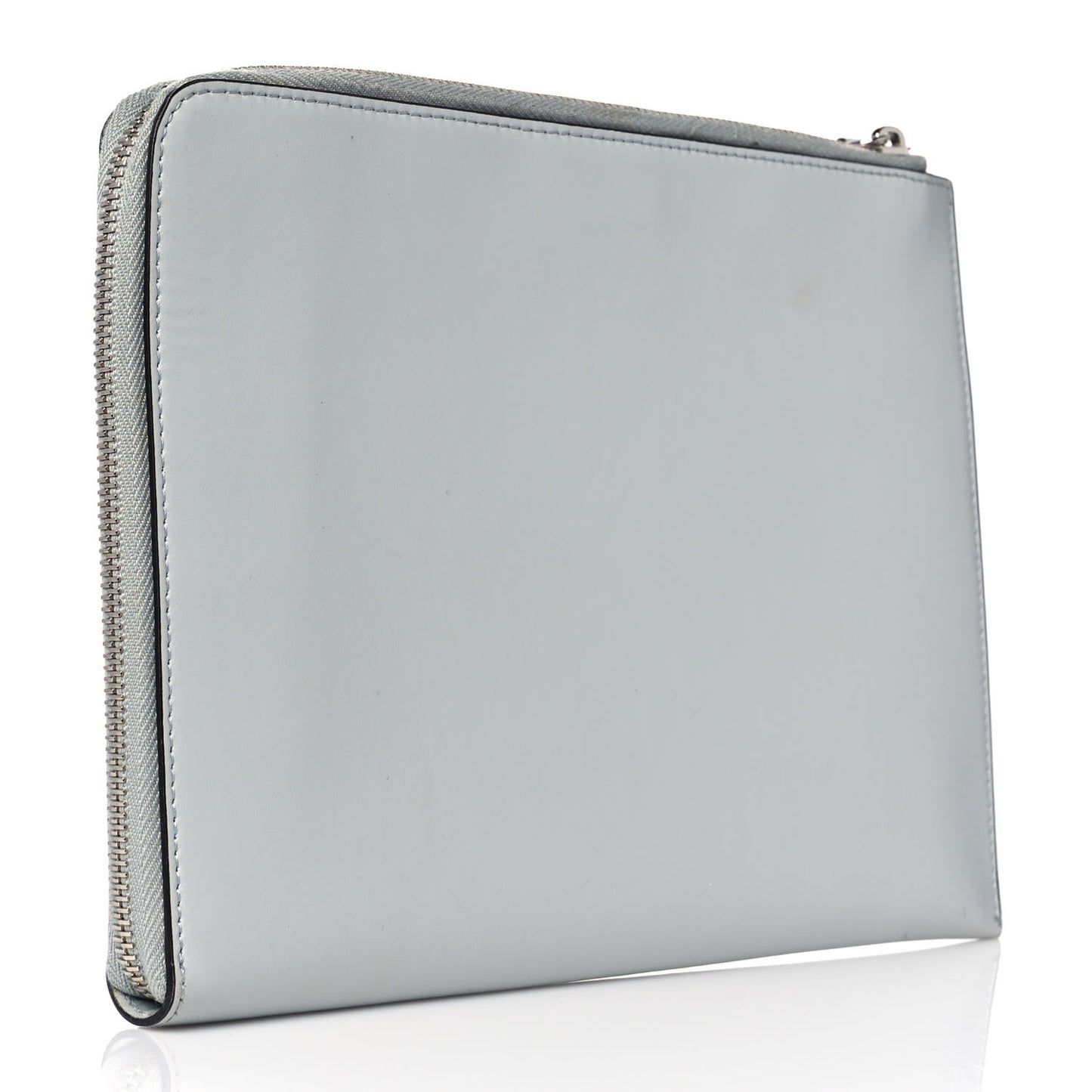 Vitello Liberty Fun Fair Studded Zip Around Pouch Grigio Perla Multicolor
