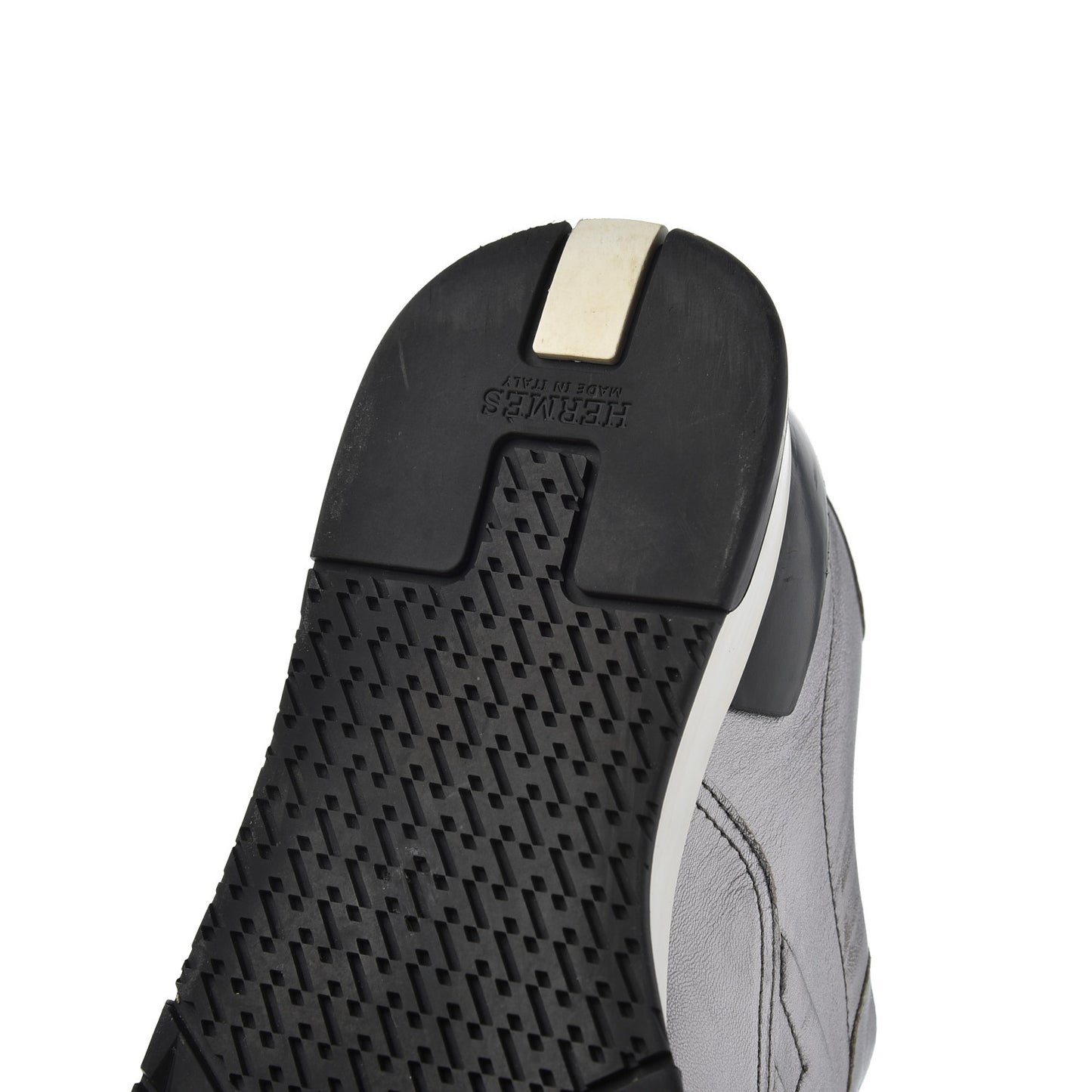 Metallic Nappa Womens Trail Sneakers 37 Gris Argente