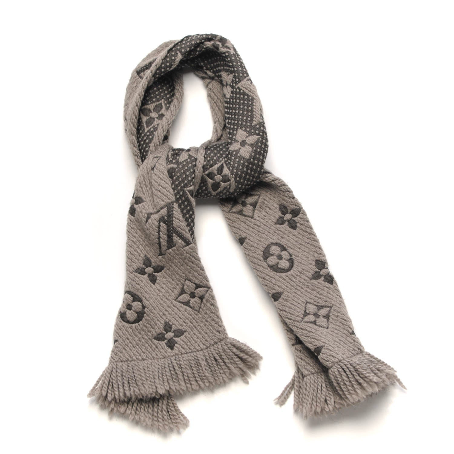 Louis Vuitton Wool Silk Logomania Scarf Verone 1 of 3