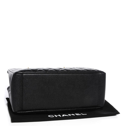 Chanel Caviar Quilted Grand Shopping Tote GST Black 4 of 8