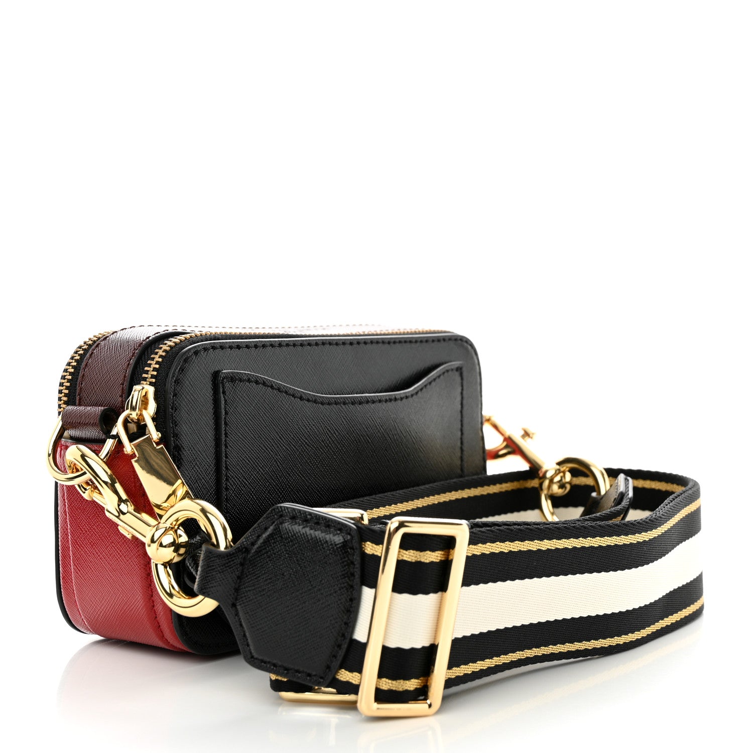 Marc Jacobs Saffiano Small Snapshot Camera Bag Black Multicolor 3 of 10