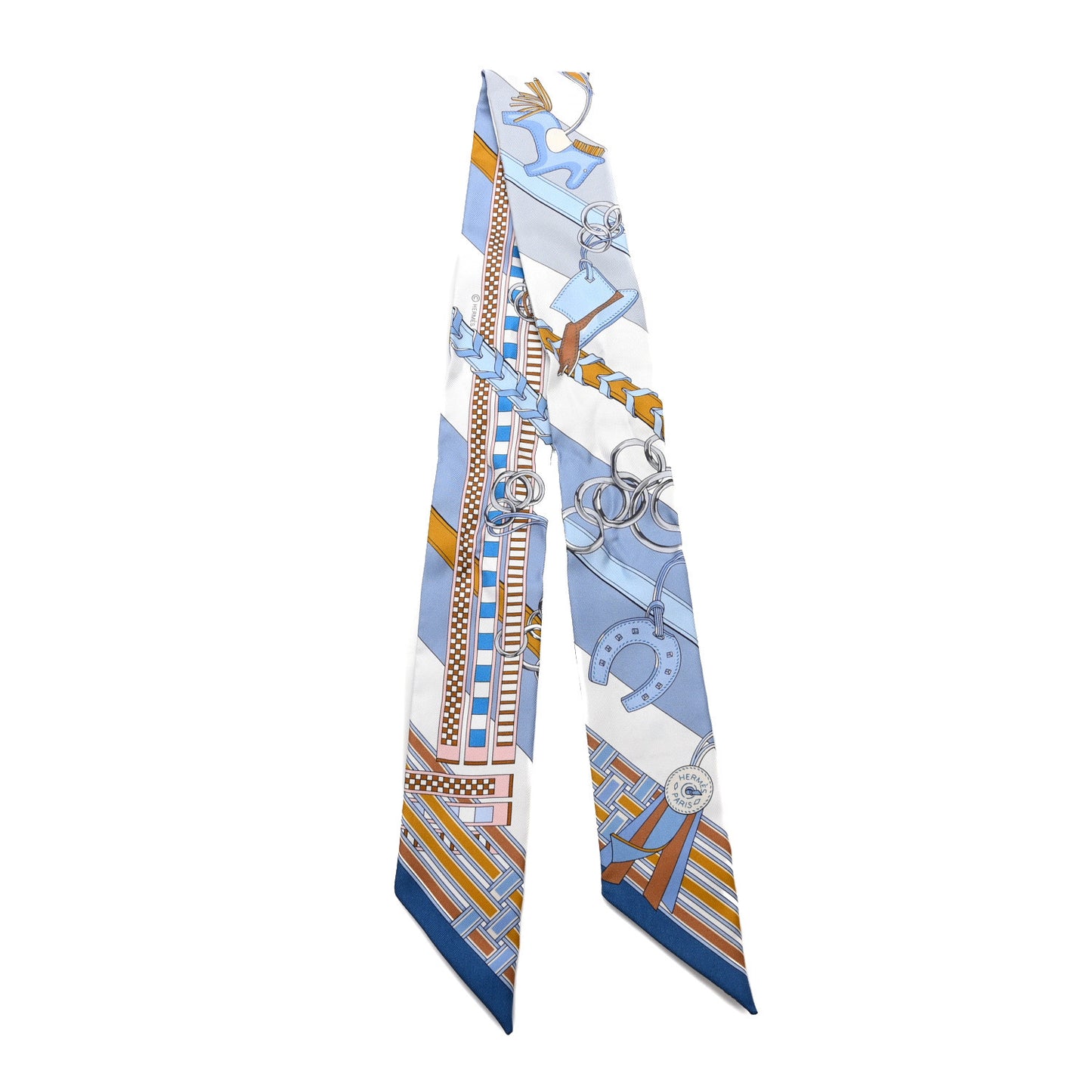 Silk Brides et Gris Twilly Gris Bleu Jean White Miel