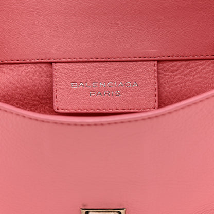 Balenciaga Veau Souple Papier Sight Clutch Rose Flamingo 6 of 9