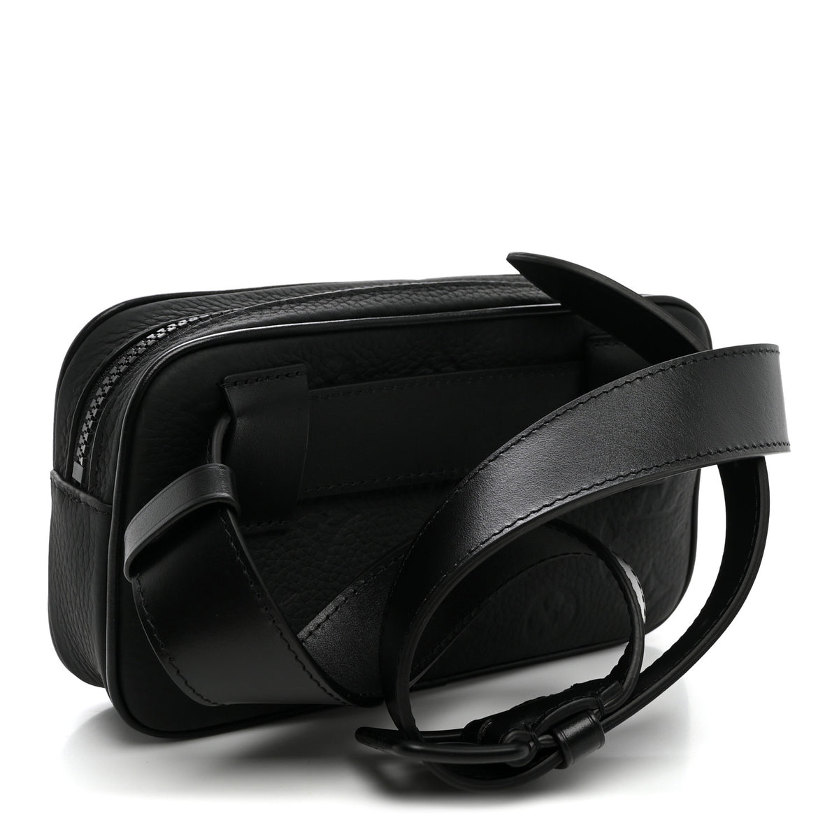 Taurillon Monogram Uniformes Solar Ray Soft Pochette Volga Belt Bag Black