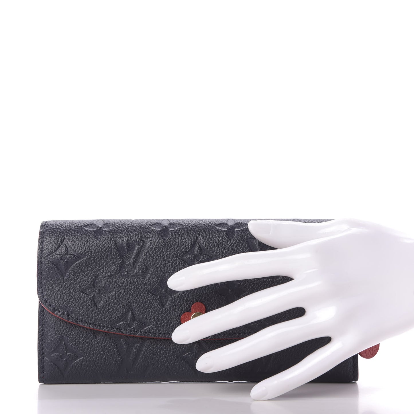 Empreinte Bloom Flower Emilie Wallet Marine Rouge