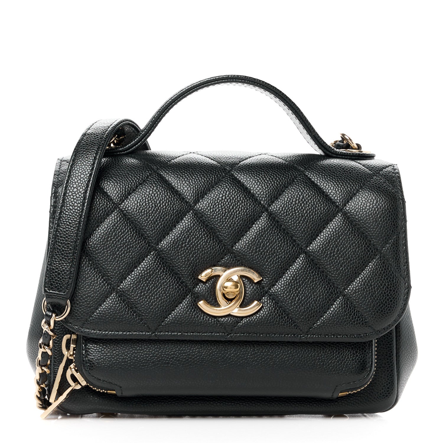 Chanel Caviar Quilted Mini Business Affinity Flap Black 1 of 12