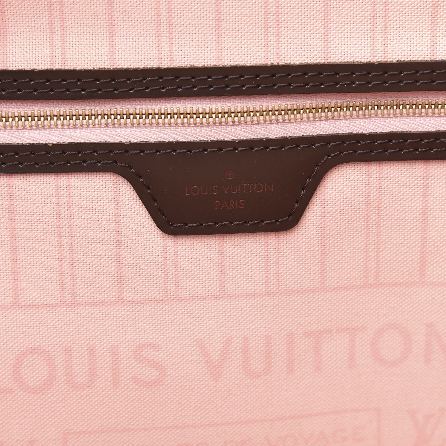 Louis Vuitton Damier Ebene Neo Neverfull MM Rose Ballerine 6 of 14