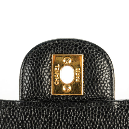 Chanel Caviar Quilted Jumbo Single Flap Black 5 of 8