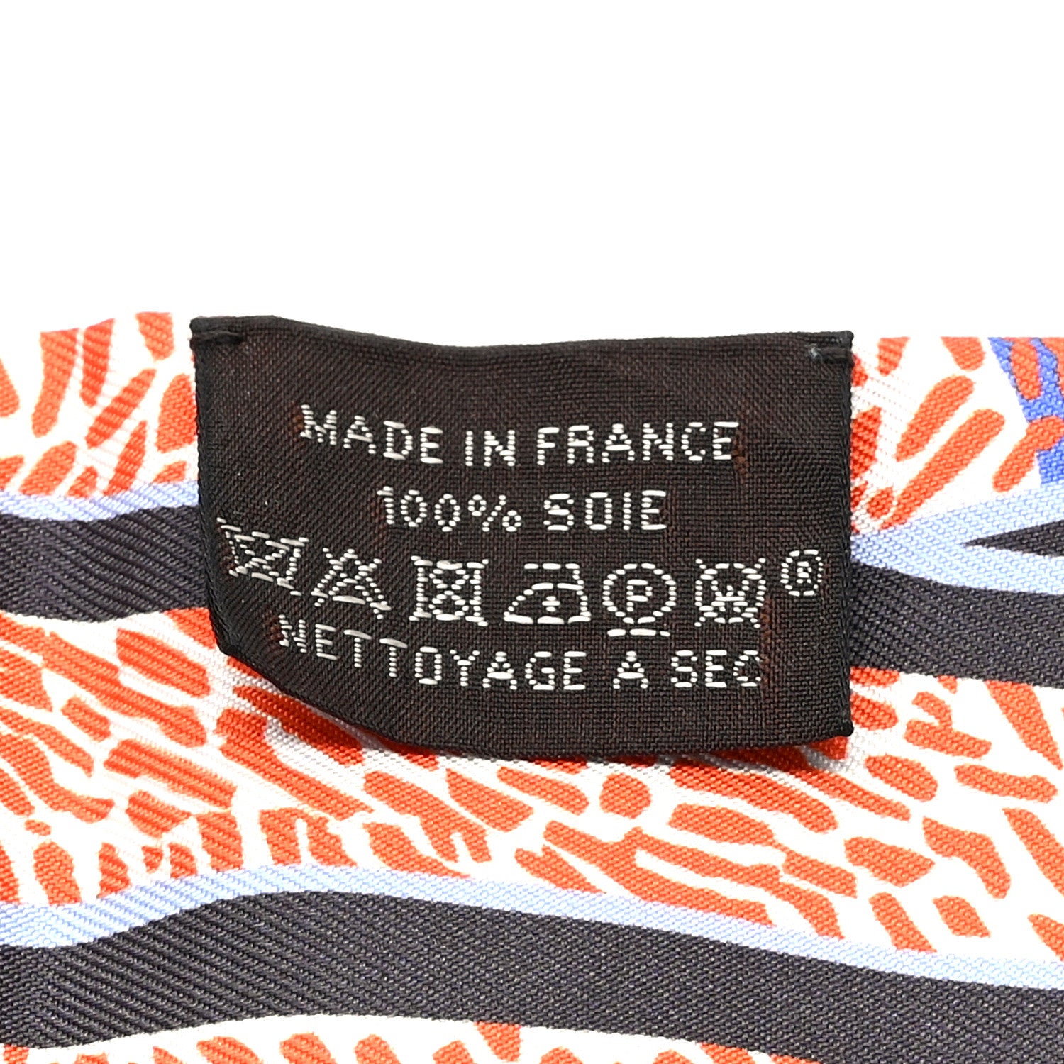Hermes Silk En Liberte Twilly Ebene Jaune Bleu 4 of 4