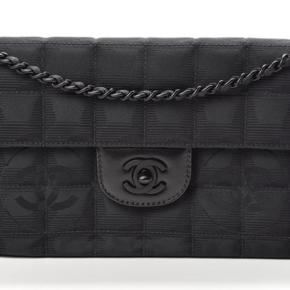 Chanel Nylon Travel East West Flap Black 8 of 11