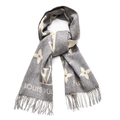 Louis Vuitton Cashmere Monogram Reykjavik Scarf 1 of 4