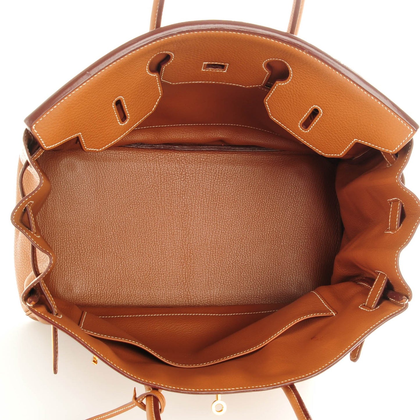 Taurillon Clemence Birkin 35 Gold