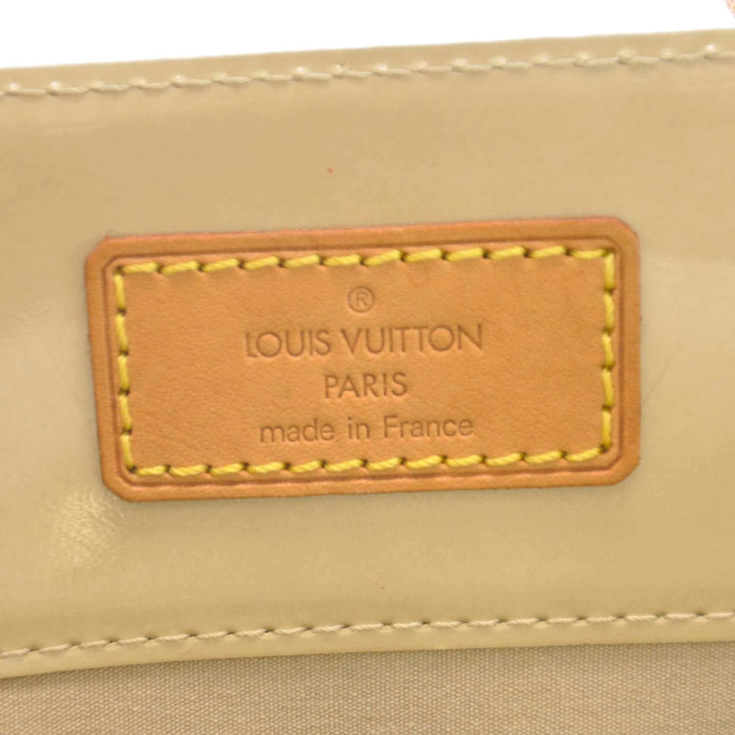 Louis Vuitton Vernis Reade MM Beige 8 of 9