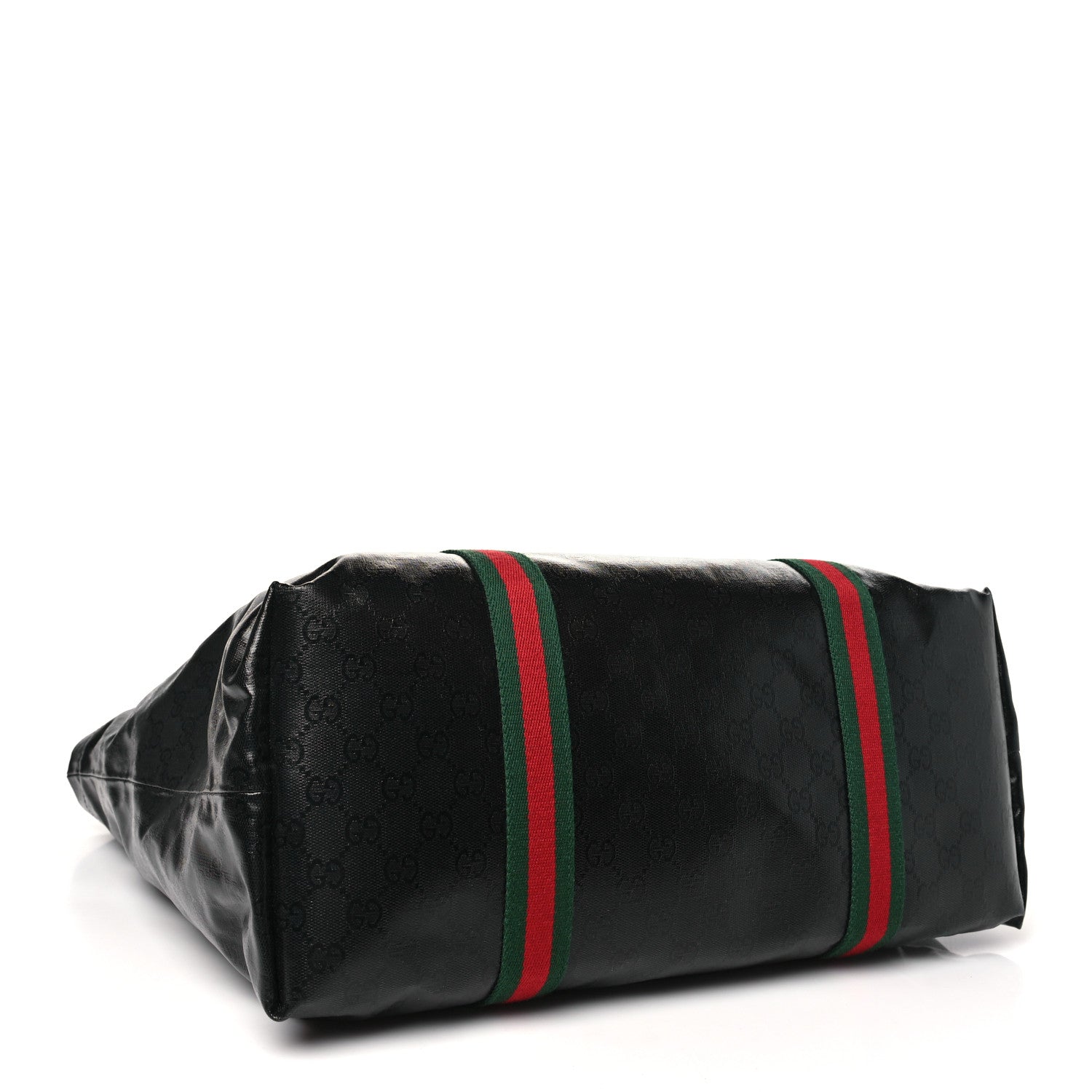 Gucci Crystal GG Monogram Web Tote Black 4 of 10