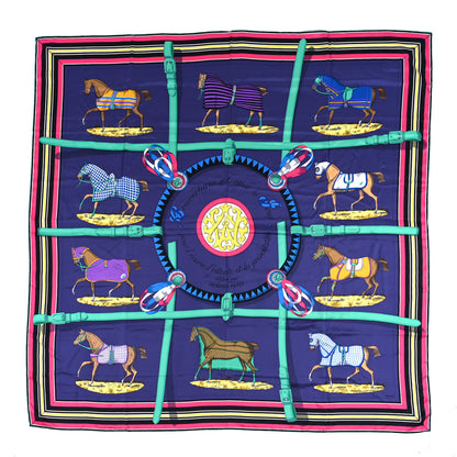 Hermes Silk Couvertures Et Tenues de Jour Scarf 140 1 of 3