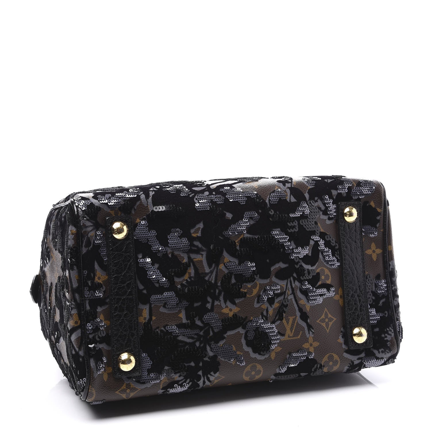 Louis Vuitton Monogram Fleur De Jais Sequins Speedy 30 3 of 12