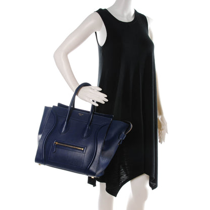 Celine Baby Calfskin Mini Luggage Ink 2 of 8