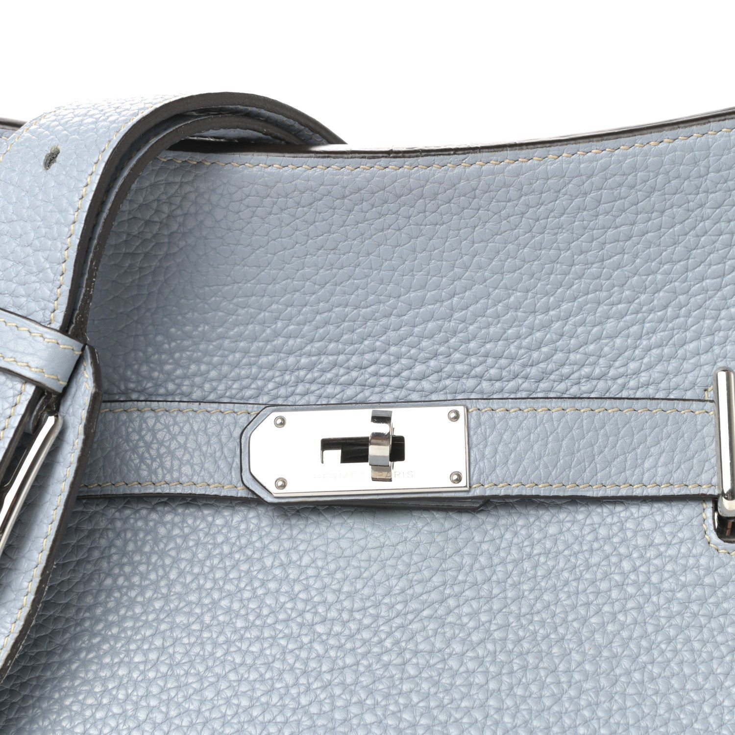 Hermes Taurillon Clemence Jypsiere 28 Bleu Lin 9 of 9