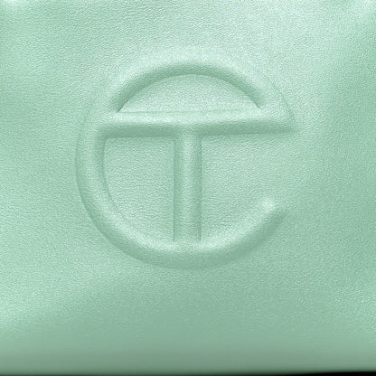 Telfar Vegan Leather Small Shopping Bag Sage 8 of 10
