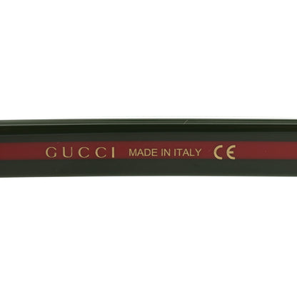 Gucci Acetate Round Eye GG Web Sunglasses GG0849SK Black Red Green 6 of 8