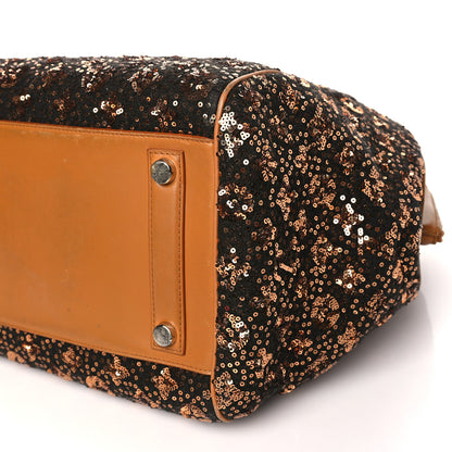 Louis Vuitton Sequin Monogram Sunshine Express North South Gold 9 of 13