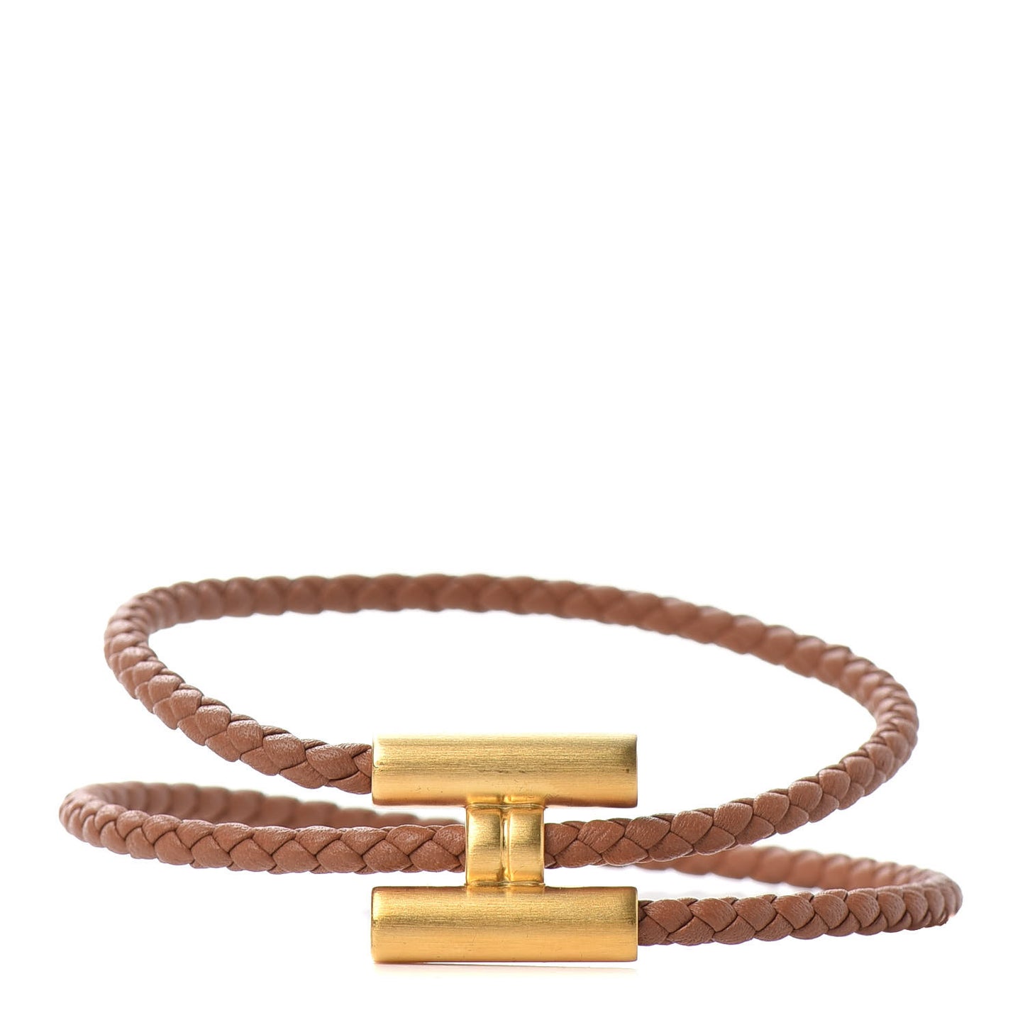 Swift Double Wrap Cord Tournis Tresse Bracelet T5 Gold