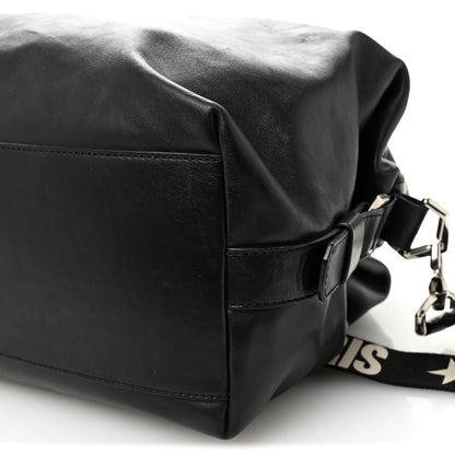 Givenchy Waxed Calfskin Medium Nightingale Logo Strap Black 10 of 11