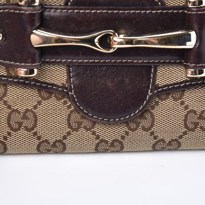 Gucci Monogram Pelham Continental Wallet Brown 8 of 12