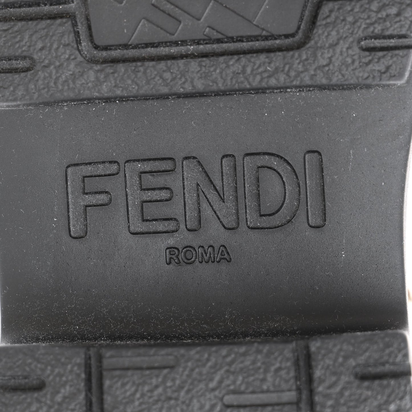 Vitello Abrasivato Fendigraphy 50mm Biker Boots 36 White