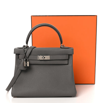 Hermes Togo Kelly Retourne 28 Etain 11 of 11