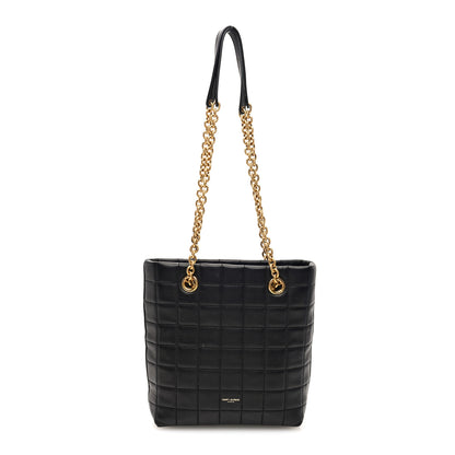 Saint Laurent Lambskin Carre Quilted Mini Shopping Bag Black 1 of 9