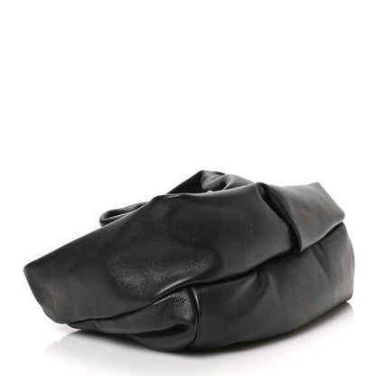 Burberry Smooth Calfskin Rose Clutch Black 6 of 6