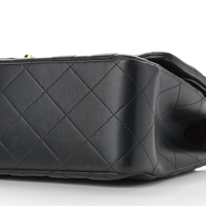Chanel Lambskin Quilted Jumbo Double Flap Black 9 of 14