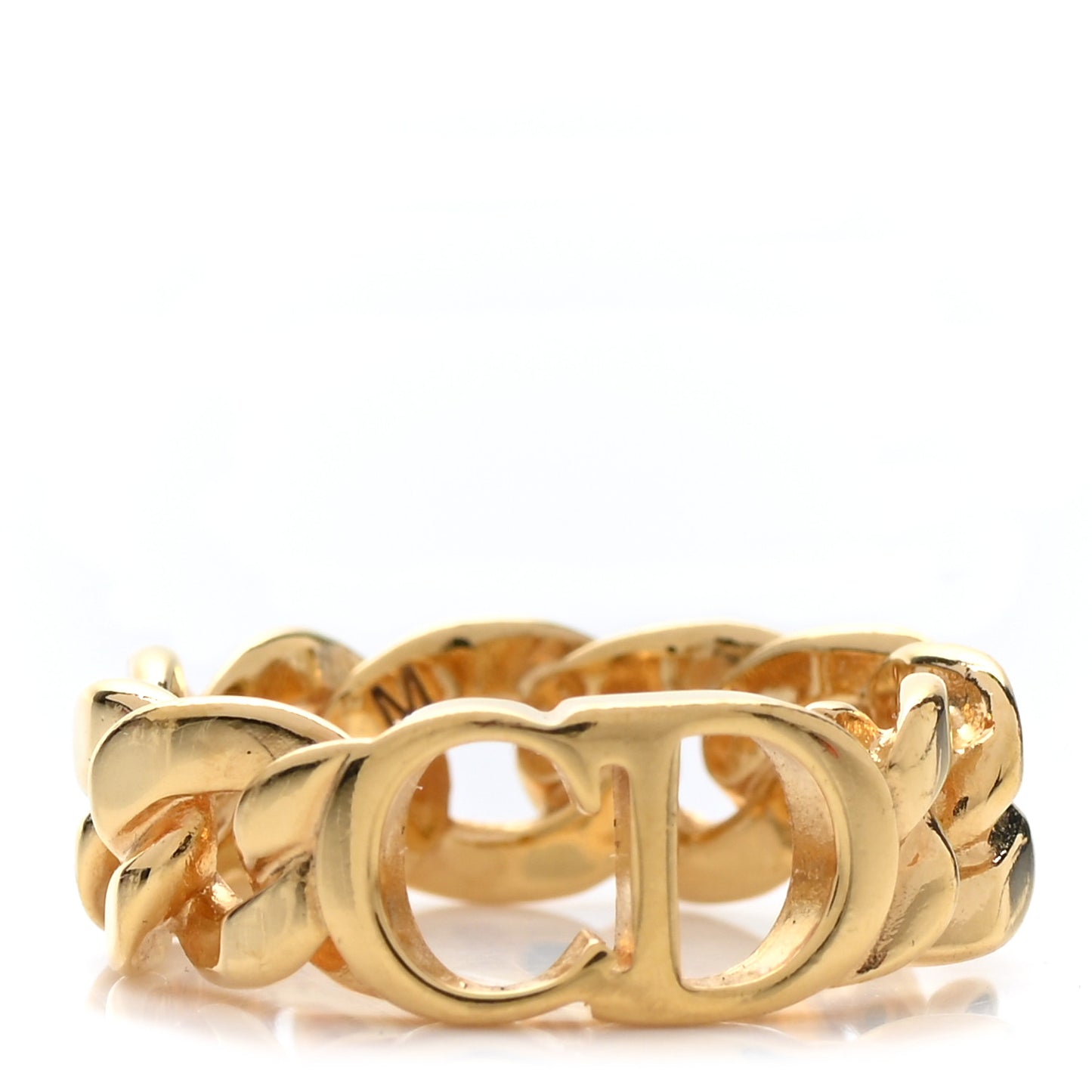 Metal Danseuse Etoile Chain Ring M Gold