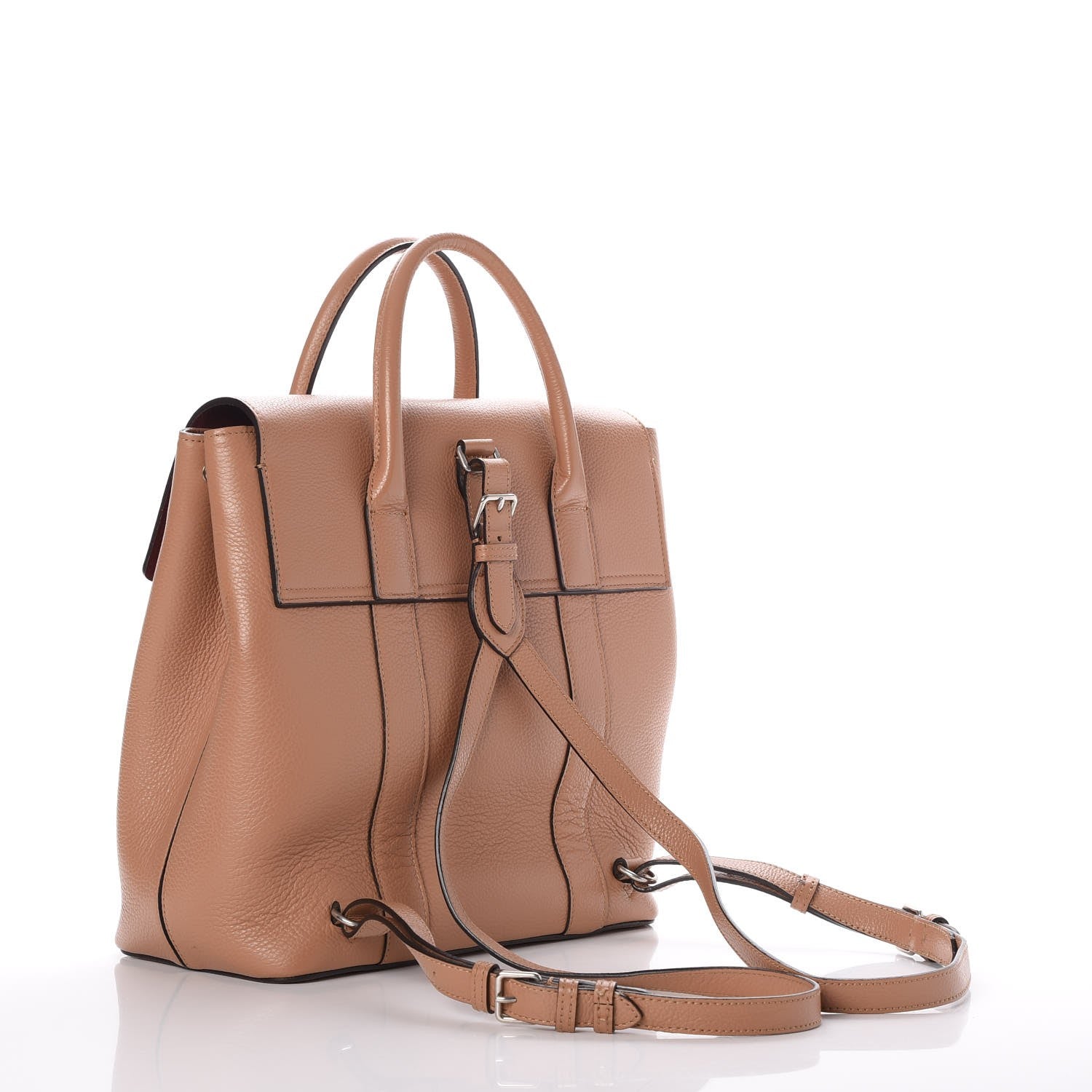 Mulberry Classic Grain Small Bayswater Backpack Blush 3 of 14
