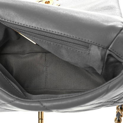 Chanel Lambskin Quilted Medium Chanel 19 Flap Grey 4 of 8