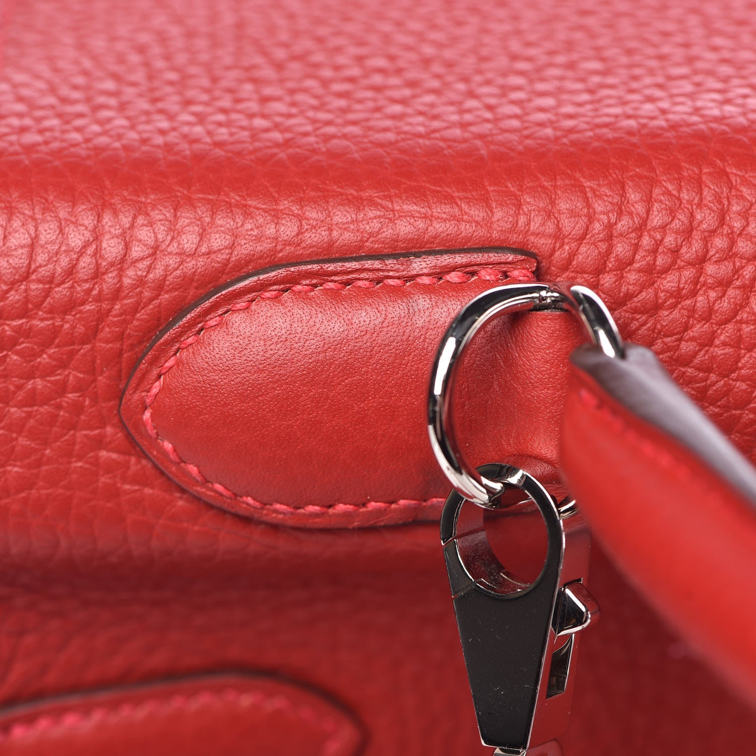 Hermes Togo Kelly Retourne 35 Rouge Casaque 15 of 37