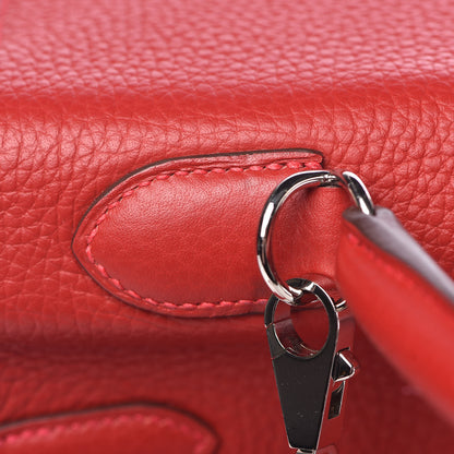 Hermes Togo Kelly Retourne 35 Rouge Casaque 15 of 37